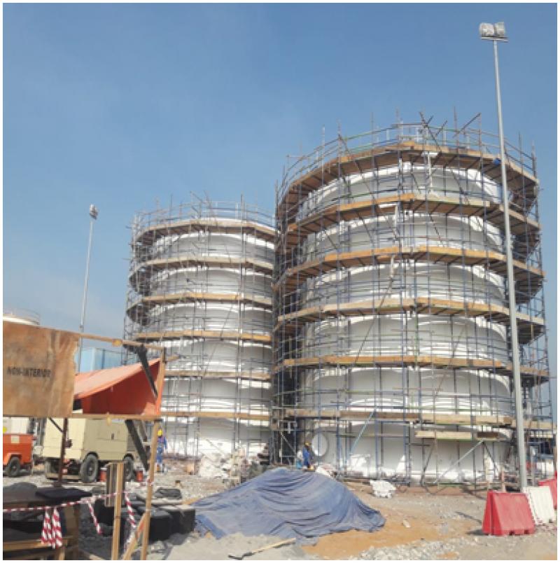 لوله داربستی گالوانیزه با مقاومت بالا برای ساخت داربستهای فلزی