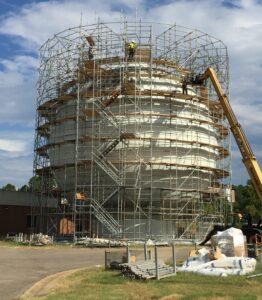 اتصال داربستی با بست فلزی