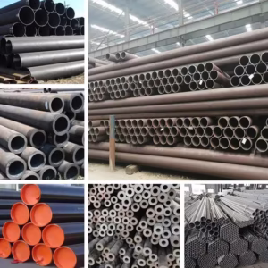 تصویر لوله صنعتی ضخیم برای ساخت سازه سنگین