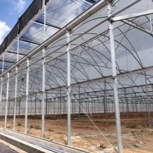 اسکلت گلخانه فلزی مقاوم مناسب گلخانه‌های کشاورزی
