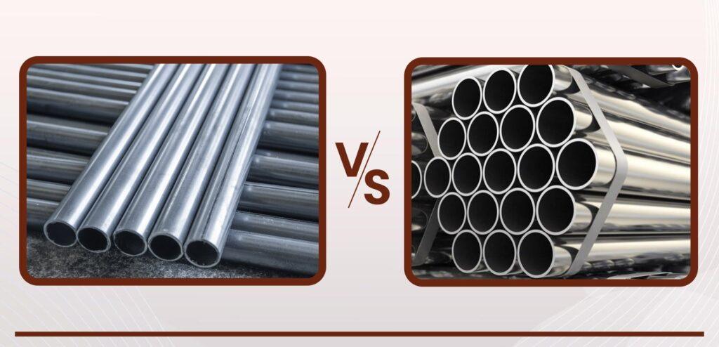 تفاوت لوله فولادی گالوانیزه و غیرگالوانیزه و تأثیرات آن‌ها بر پروژه‌های ساختمانی