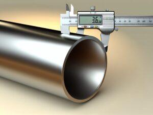یکنواختی ضخامت لوله فولادی در طول شاخه