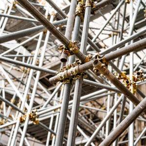 لوله داربست ساختمانی مورد استفاده در پروژه‌های عمرانی