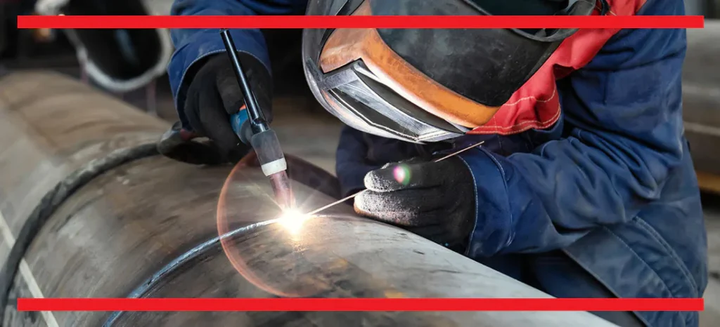 بررسی کیفیت جوش در لوله داربستی و تشخیص خط جوش استاندارد